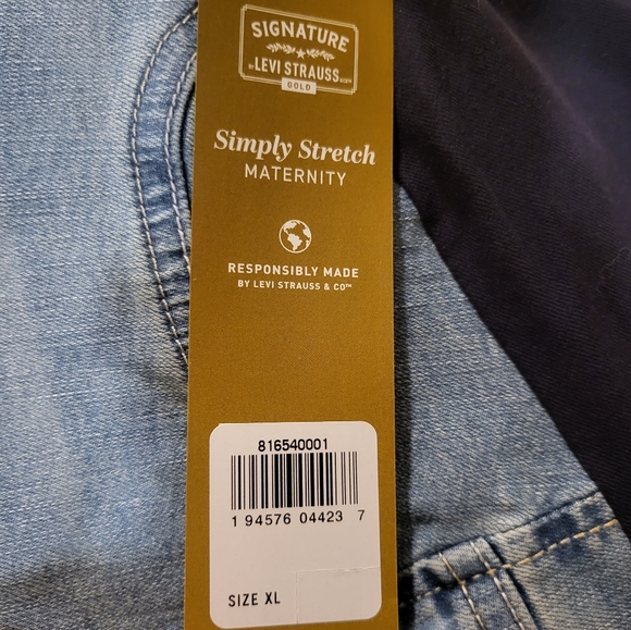 Levi Strauss Simply Maternity Bootcut NWT XL - Picture 7 of 7